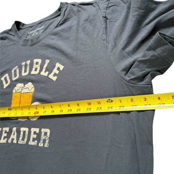 Life Is Good Crusher Tee Short Sleeve Double Header Beer Baseball Men’s XXXL - Picture 7 of 7
